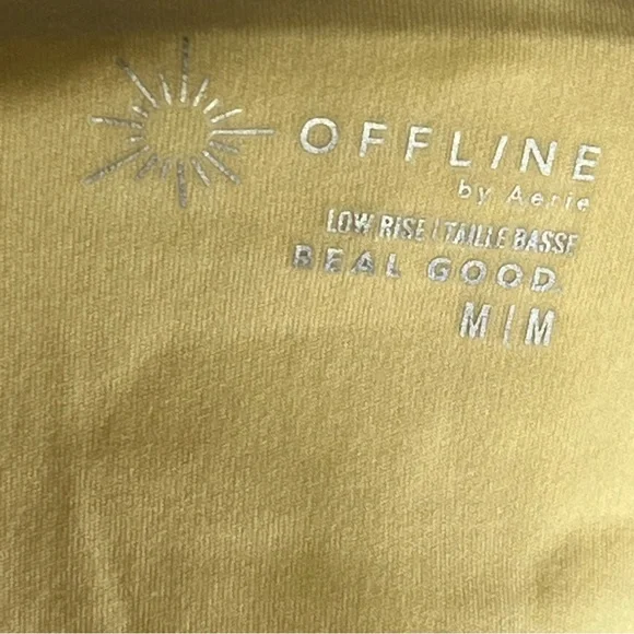 Offline By Aerie 2" Hot Stuff Shorts Butter Yellow Medium Lightweight Gym Run - Picture 3 of 8